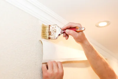 Pose de papier peint à la Brûlatte — revêtements muraux et toiles de verre